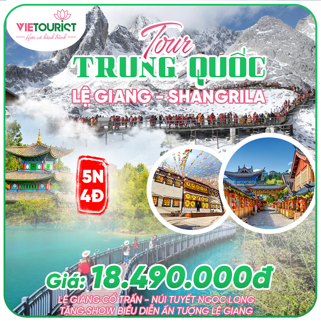 Tour Du Lịch Trung Quốc: Lệ Giang - Shangrila 5 Ngày 4 Đêm0