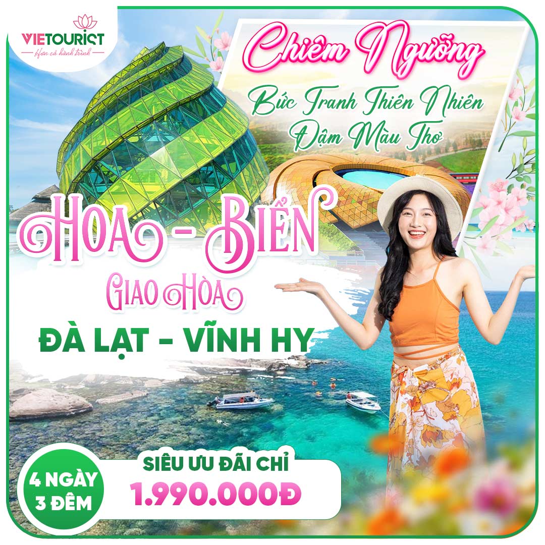 Tour Du Lịch Đà Lạt - Vĩnh Hy 4 Ngày 3 Đêm0